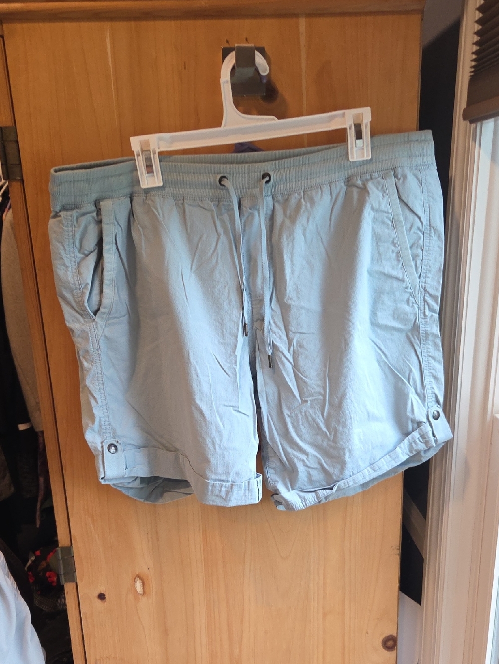 L.L. Bean Light Blue Women's Drawstring Casual Shorts